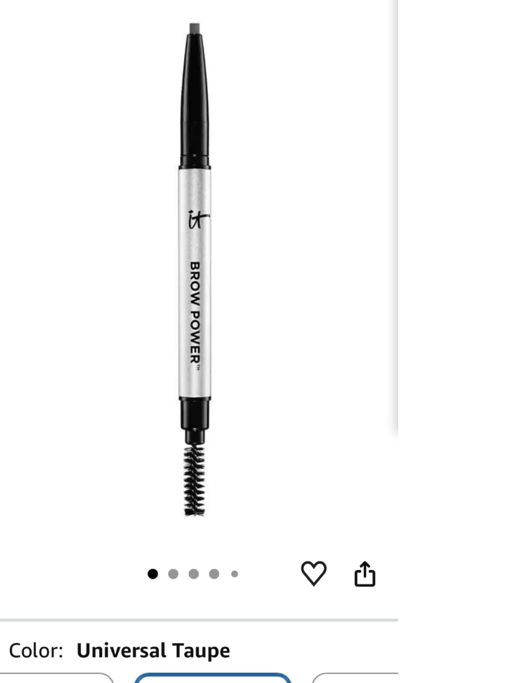 it cosmetics Brow Power Retractable Pencil with Spoolie - Taupe